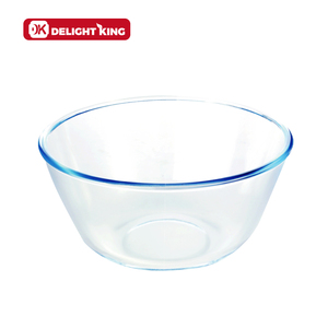 Bol de mélange pour la <span class=keywords><strong>salade</strong></span>, de ml avec couvercle en Silicone étanche et scellé, en verre - Product Image 3