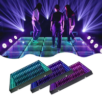 Plancher de danse lumineux 3D à LED, scène pour les fournitures de mariage, décoration de club, éclairage de fête, lumières de fête à LED avec contrôle