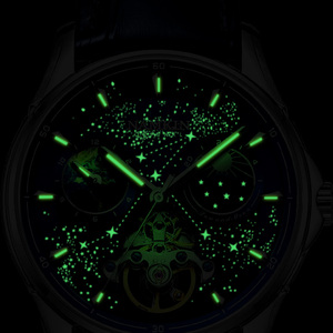 Reloj de Hombre Personalizado de Lujo, de Acero Inoxidable, con Movimiento Mecánico Automático Miyota, Resistente al Agua, Cronógrafo, Esfera con Agujas, Correa de 20 mm - Product Image 2