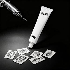 Muestra gratuita de marca 75% Crema para tatuajes Suministros de micropigmentación con su elección de diseño de etiqueta y caja Color de contactos para ojos - Product Image 1