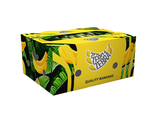 Recyclable Corrugated Board Agriculture Packaging <b>Box</b> Embossing Custom Printed <b>Fruit</b> Vegetable Shipping Tray Packaging Carton - Product Image 1