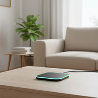 Chargeur sans fil 15W On-the-Go, format mini pour un transport et une recharge faciles, 7W pour téléphone portable