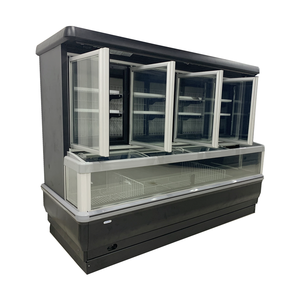 Combinaison de <span class=keywords><strong>congélateur</strong></span> coffre à porte coulissante plate de supermarché de grande capacité avec <span class=keywords><strong>congélateur</strong></span> vertical à porte en verre <span class=keywords><strong>congélateur</strong></span> d'île - Product Image 4