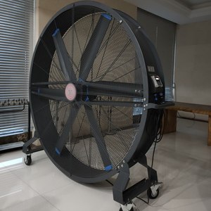 Ventilador de Tambor de Alta Potencia, Enfriamiento por Aire, 300 RPM, Bajo Ruido, Alto Volumen, Ventilador de Pie de 2 m, Gran Volumen de Aire, Ventilador Portátil - Product Image 2