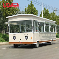 Chariot de restauration rapide à 4 roues, kiosque à snacks, camion à glaces, restaurant mobile, bus alimentaire électrique avec cuisine complète