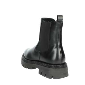 Botines de Mujer con Tacón Bajo K-10104 Negros, Altura del Tacón 39 - Product Image 2