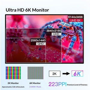 KUYCON G32P Beige New Ultra HD 6K 32-Inch IPS WLED Monitor <b>Mirror</b> Screen Photography Design Professional Grade 1-Year Warranty - Product Image 1