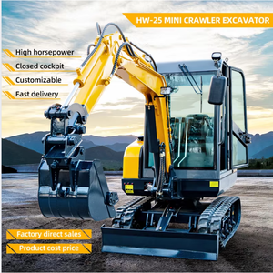 Mini Excavadora Hidráulica <span class=keywords><strong>de</strong></span> 2.2 Toneladas, Pequeña Máquina Excavadora <span class=keywords><strong>para</strong></span> Jardinería, Paisajismo y Obras Municipales - Product Image 1