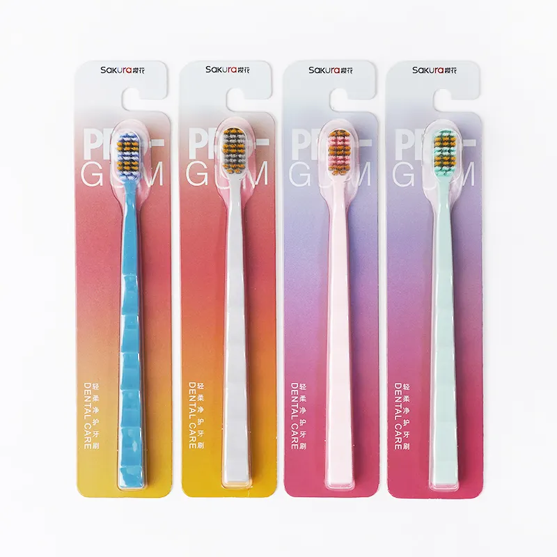 Eco-Friendly Reusable Oem/Odm Customized Soft Toothbrush with Bamboo Knot Handle