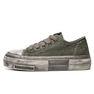 Nouvelles chaussures de skate en toile à plateforme pour hommes 2026 |   Chaussures décontractées vintage respirantes pour l'été - Product Image 5