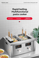 Marmite électrique multifonction en acier inoxydable Dezoton pour la cuisson des nouilles, avec hauteur réglable, pour cuisine de restaurant