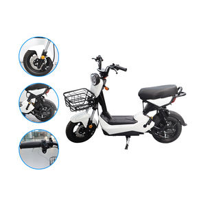 Vietnam High-Speed 48V 12Ah 20Ah Electric <b>Scooter</b> Long Range Adult Motorbike with Vintage Style - Product Image 2