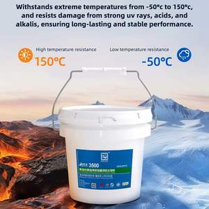 Revestimiento Impermeable de Silicona de Alcohol Monocomponente de Polímero Sintético Baolong 3500 - Alta Resistencia, Duradero y Ecológico para Concreto - Product Image 1