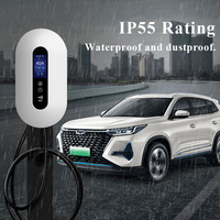 Estación de Carga para Vehículos Eléctricos 7kw 11kw 22kw Tipo 2 32a 220v 400v Inteligente con Wifi, App, Ocpp, Rfid, Ce, Tuv, Logotipo Personalizado, Oem, Iec61851