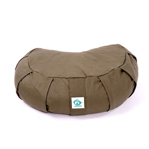 Cosses de sarrasin remplissage de méditation en gros utiliser yoga croissant zafu coussins - Product Image 3
