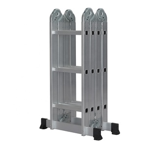 Multifunctionele Aluminium Vouwen Stap <span class=keywords><strong>Ladder</strong></span> Opvouwbare Escaleras Plegables Zes-Joint - Product Image 3
