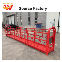 Plateforme suspendue autoportante pour la construction industrielle, échafaudage suspendu électrique ZLP 380V/220V avec verrou de sécurité