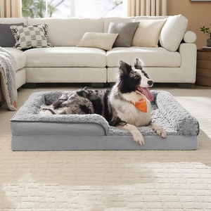 Hot bán không thấm nước con chó Sofa giường nhung giường vật nuôi chỉnh hình hỗ trợ bọt Nệm vật nuôi Sofa giường - Product Image 3
