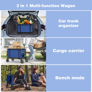 outdoor <b>garden</b> folding camping <b>wagon</b> cart heavy duty folding <b>wagon</b> for kids - Product Image 6