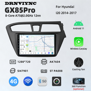 Qled 9 Inch Android Auto Radio Carplay Gps Navigatie Scherm Stereo <span class=keywords><strong>Audio</strong></span> Video Speler Voor Hyundai I20 2014-2017 - Product Image 4