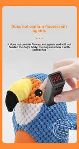 Juguete Dispensador de Golosinas <span class=keywords><strong>para</strong></span> Perros con Forma de Loro, Peluche con Sonido y Orificios <span class=keywords><strong>para</strong></span> Golosinas, Juguete Masticable - Product Image 5