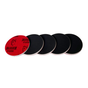 Discos adhesivos de papel de lija con base de esponja de 5 pulgadas P2000 para pulido automotriz y electrónico. - Product Image 1