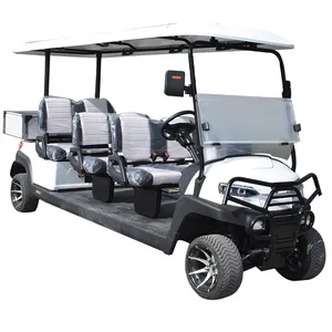 All'ingrosso 6 posti elettrico Golf Cart 4 ruote motrici prezzo a buon mercato Club Car Buggy elettrico Golf Cart