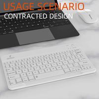 JERTECH CT3-01 ramping portabel Mini nirkabel Keyboard Mouse penjualan laris konektivitas USB antarmuka BT isi ulang untuk penggunaan ponsel