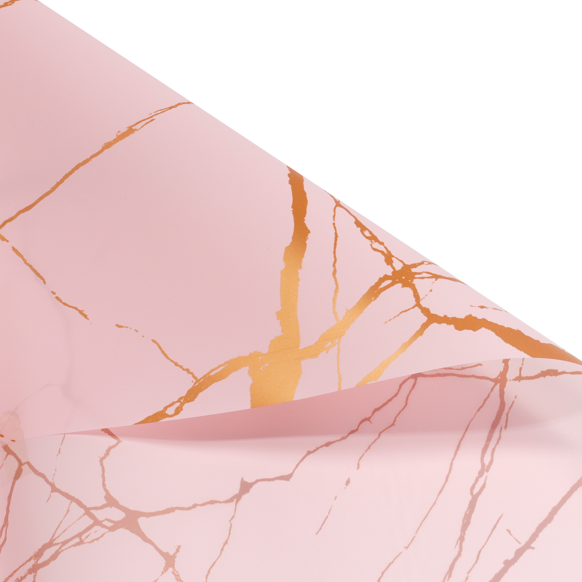 Golden marble paper-princess pink-20 sheets-5656cm