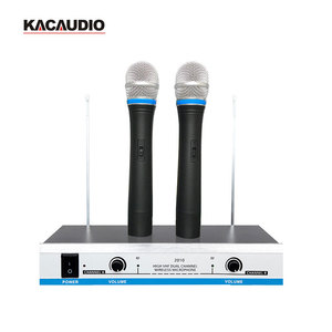 Sistema de Micrófono Inalámbrico de Mano Profesional WE-<span class=keywords><strong>2010</strong></span>, Dinámico, de 2 Canales, con Cancelación de Ruido - Product Image 4