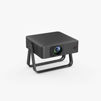 Proyectores de proyección DE PANTALLA inalámbrica grande N5 Digital 220ANSI lúmenes con altavoz 720P WiFi 6 proyectores LED para el hogar