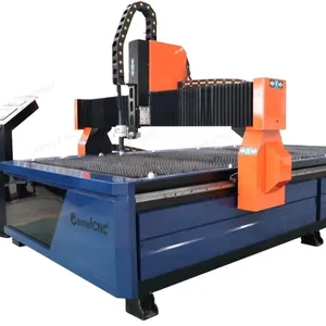 Dày lưỡi bàn làm việc Máy cắt Plasma CNC ngọn lửa Plasma cắt với tự động ngọn đuốc chiều cao điều khiển