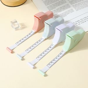 Regla de Medición Retráctil Autoblocante Portátil con Escala Dual en Pulgadas y CM para Medir el Cuerpo, Herramienta de Costura - Product Image 1