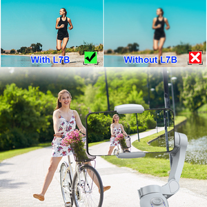 L7cpro có thể gập lại Gimbal ổn định cho điện thoại thông minh cầm tay chống rung Selfie chân máy với theo dõi khuôn mặt cho video trực tiếp tiktok - Product Image 5