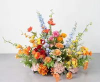Arche de fleurs artificielles en soie faite à la main, vert armée, pour mariage, Saint-Valentin, fête des Mères