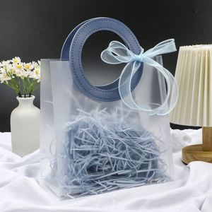 Sacchetto regalo trasparente smerigliato per feste di compleanno impermeabile sacchetti regalo per raffica - Product Image 5