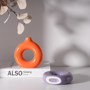 Macetas de Cerámica Contemporáneas para Interiores, Macetas para Suculentas, Jardín, Hogar, Acabado Esmaltado, Orificio de Drenaje, Ecológicas, Duraderas, Venta al Por Mayor - Product Image 5