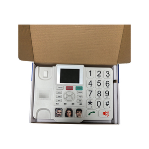 4G gọi khẩn cấp điện thoại người già 5 Quay số nhanh nút đỏ <span class=keywords><strong>SOS</strong></span> khe cắm Sim cố định điện thoại không dây - Product Image 5