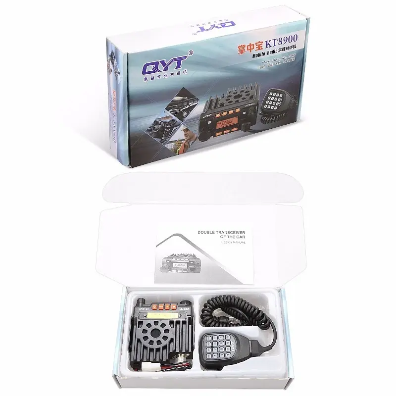 Hete Verkoop Qyt 8900 Mini Vhf Uhf 25 Watt Dual Band Basis Mobiele Radio 136-174Mhz Vhf 400-480Mhz Uhf Draagbare Ham Radio