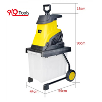 HYstrong 2500W concasseur de branches électrique petit ménage verger arbre branche concasseur boîte de collecte concasseur de branches