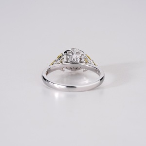 Anillo de Diamante Cultivado en Laboratorio en Oro Sólido de 14K para Mujer, Joyería Fina con Brillo Radiante, Diseño Elegante para Ocasiones Especiales - Product Image 3