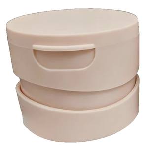 Pot rond en PP de 200g grande capacité avec couvercle à vis et cuillère pour masques nettoyants, pommades capillaires et crèmes - Vente en gros - Product Image 5