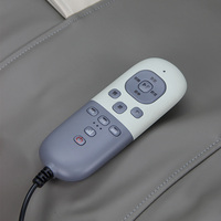 Portable pliable électrique Shiatsu chauffage Vibration Air Compression chaise de Massage en cuir PU contrôle de synchronisation certifié CE 1 an