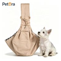 Porte-animaux réglable en toile souple Petora, très vendu, pour petits chiens et chats, pour les promenades quotidiennes, les courses, les sorties, les courts voyages et les déplacements.