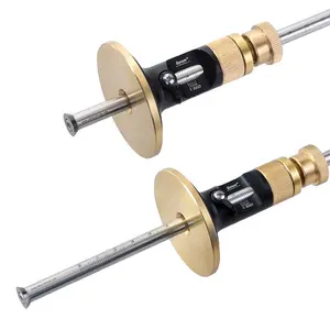 Règle de traçage européenne de précision jauge de marquage réglage fin ligne d'alliage automatique traçage outils de mesure de profondeur - Product Image 1