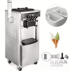 EU Warehouse EU Warehouse 2200 w 3 Flavor <b>Machine</b> Soft <b>Ice</b> Automatic <b>Ice</b> <b>Machine</b> - Product Image 3