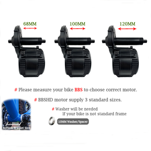 Kits de conversion de <span class=keywords><strong>moteur</strong></span> central <span class=keywords><strong>Bafang</strong></span> BBS01 BBS02 BBSHD 48V 750W 1000W 36V 500W/350W/250W 8fun avec batterie - Product Image 4