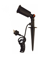 Paisaje de jardín luces LED de plástico E27 PAR38 Bombilla IP44 jardín Spike Light