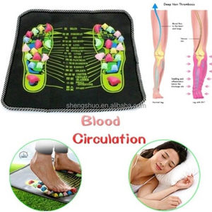 Reflexologia Walk Stone Leg Pain Aliviar Chinese Health Care Alongamento e Relaxamento Pad - Product Image 3
