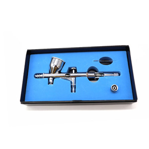 Aérographe à double action à alimentation par gravité AB-180 pour kits de maquillage et de nail art 15-50 PSI Kit cosmétique - Product Image 1